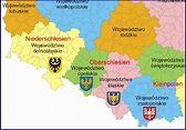 Polen Schlesien Landkarte | creactie