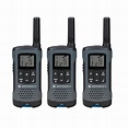 Motorola Talkabout T200TP Rechargeable 2-Way Radio, Gray (3-Pack ...