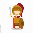 Alexander The Great cartoon character. Vector Illustration. Kids ...