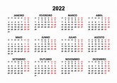 Calendario 2022 Para Imprimir Grande – Calendario Gratis