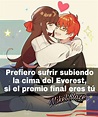 Frases anime, amor | Frases de amor anime, Frases de personajes, Frases ...