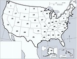 United States Map Quiz Fill In Printable | Printable US Maps