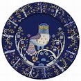 iittala Taika Dinner Plate Flat 12", Blue, 1012438 - Contemporary ...