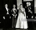 circa 1958's, King Olav of Norway, left, with Princess Ingeborg ...