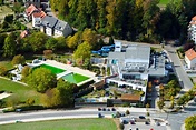 Luftbild Georgsmarienhütte - Schwimmbecken des Freibades des ...