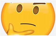 Emoticon Transparent Clueless - Thinking Face Emoji Big - 475x270 PNG ...