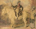 William Henry Hunt, O.W.S. (London 1789-1864) , A gamekeeper on a horse ...
