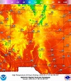 New Mexico Temperature Map | Tourist Map Of English