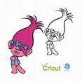 2 Poppy Trolls SVG for Cricut and Silhouette Cutting Machines - Etsy ...