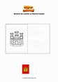 Dibujo para colorear Bandera de Castilla La Mancha España ...