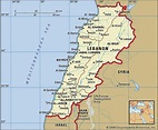 Map of Lebanon and geographical facts, Where Lebanon is on the world map - World atlas