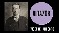 Altazor (1931) - Vicente Huidobro (Análisis) - YouTube