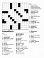 Free Daily Crossword Puzzles Printable