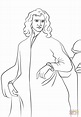 Sir Isaac Newton coloring page | Free Printable Coloring Pages