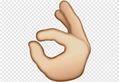 OK Emoji Sign language Gesture Sticker, Emoji, hand, thumb Signal png ...