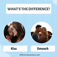 Difference between Kiss and Smooch - Difference Betweenz