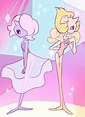 Blue and yellow pearls | Pearl steven universe, Yellow pearl steven ...
