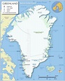 Carte du Groenland - Plusieurs cartes de cet immense pays