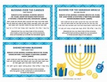 Hanukkah Blessings: Printable Hanukkah Prayer Cards - Happiness is Homemade