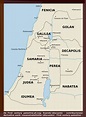 Mapa De Israel En Tiempos De Jesús - Gracia Y Vida