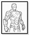 Dibujos Ironman Para Colorear E Imprimir