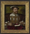 JOOS VAN CLEVE (1485–1540/1541), Portrait of Henry VIII (1491-1547 ...