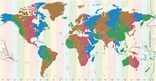 Time Zone Map - exact time at any place in the World in one click ...