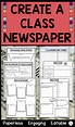 Creating a classroom newspaper just go easier! This digital resource ...