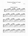Prelude and Fugue in C major, BWV 846 – Johann Sebastian Bach Sheet ...