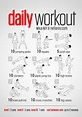 Workout of the Week - The "Daily" Workout - | Easy daily workouts ...