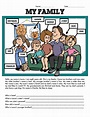 My Family Worksheet For Kindergarten