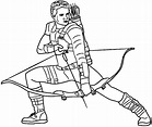 Marvel Hawkeye Coloring Pages - Coloring Cool