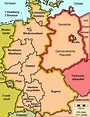 HIS-Data Deutschland Bundesrepublik Karte 1949