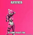 ratatata is come to get you - Creepy Bear Fortnite | Make a Meme
