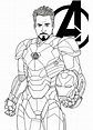 Dibujos de Iron Man para colorear, descargar e imprimir | Colorear imágenes