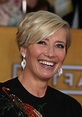 Emma Thompson Layered Razor Cut with Bangs for Women Over 50 | Styles ...