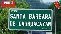 Municipalidades en el distrito de Santa Barbara de Carhuacayan ...