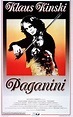 Kinski Paganini (1989) Italian movie poster