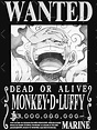"Monkey D Luffy Gear 5 Wanted Bounty Poster Nika 4th Yonko" T-shirt for ...