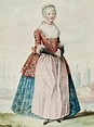 1770s - 18th century - woman's outfit with mixed print fabrics (jacket ...