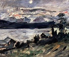 Gemälde Lovis Corinth "Walchen­see Johannisnacht" (1920 ...