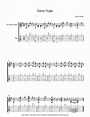 Silent Night Sheet music for Guitar - 8notes.com