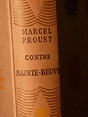 PROUST : Contre Sainte-Beuve suivi de Nouveaux mélanges - Edition ...