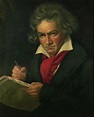 Ludwig van Beethoven -1770-1827-. Oil on canvas -1819-. Painting by ...