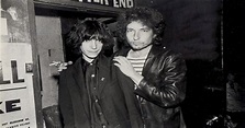 Patti Smith & Bob Dylan at the Bitter End in New York City, 1975 ...