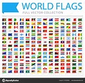 Alle Flaggen Der Welt Bilder - Vorlagen zum Ausmalen gratis ausdrucken