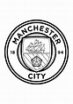 Dibujo para colorear el escudo del Manchester City (Inglaterra ...