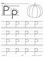 Printable Letter P Tracing Worksheet! | Letter p worksheets, Alphabet ...