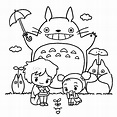 Dibujos de Totoro para Colorear - Dibujos-Online.Com