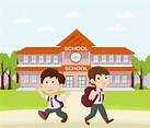 Premium Vector | Back to school go home after new normal flat design